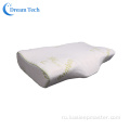 Бамбуковая подушка стандартного размера из измельченной пены с эффектом памяти